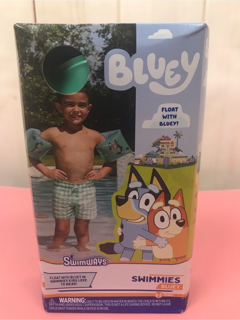 Bluey Kids Swim Shimmies Arm Floaties size 3-5 year olds